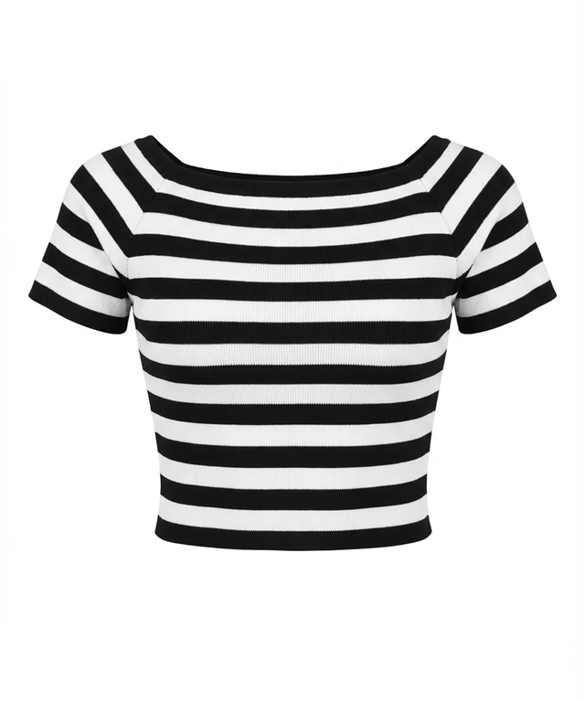 Perfect Exit Top- Black and White