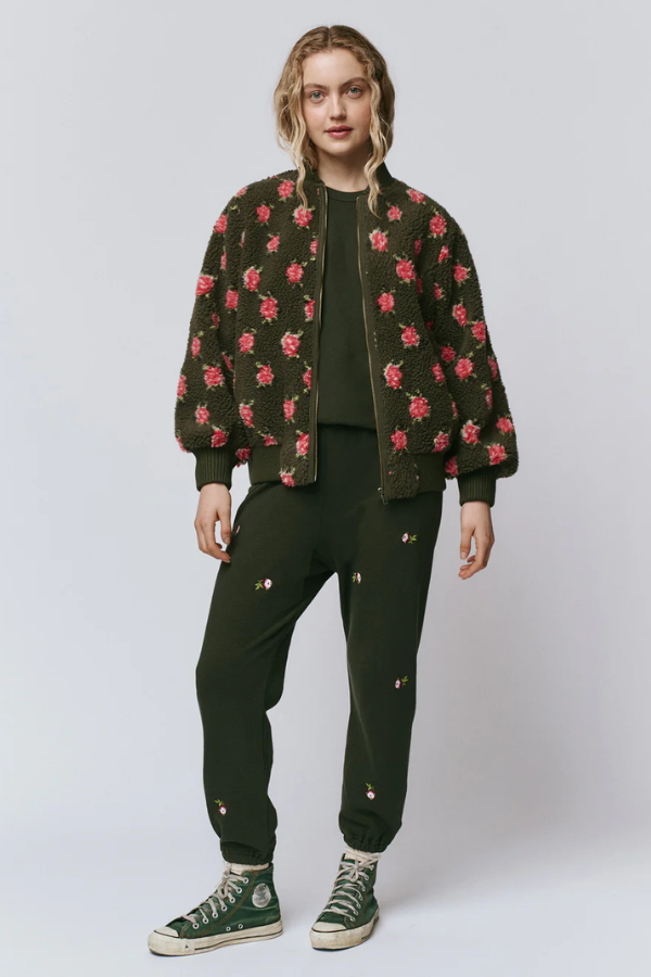 The Great Plush Bomber - Green Rose