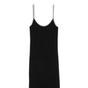 The Jersey Slip Dress- Jet