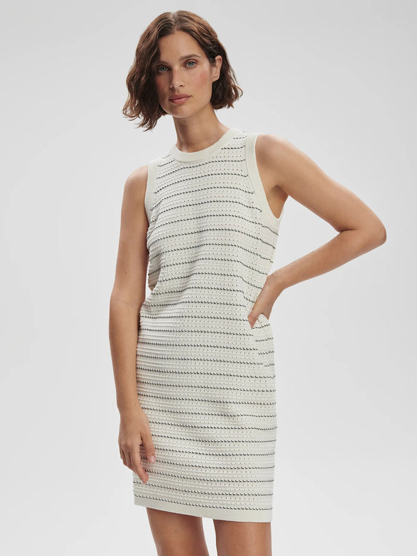 Mindy Contrast Stitch Knit Dress