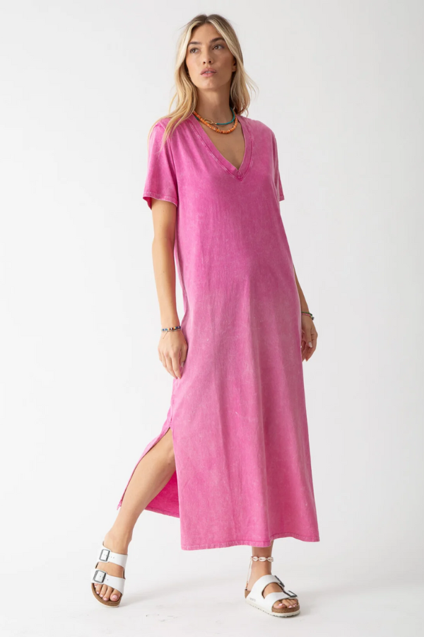 Weylan Dress-Fuchsia