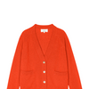 Cashmere Varsity Cardigan- Ember