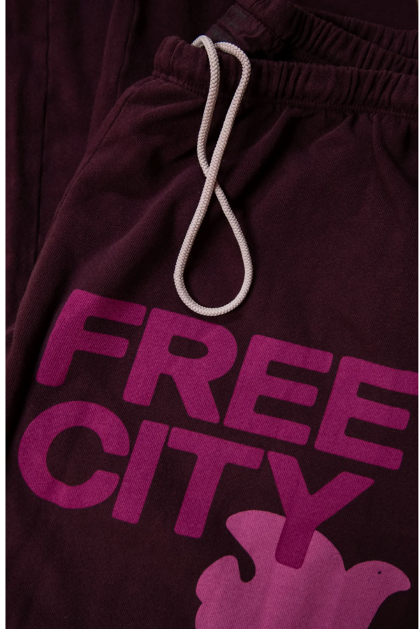 FREECITY Large Sweatpant-Eggsplant