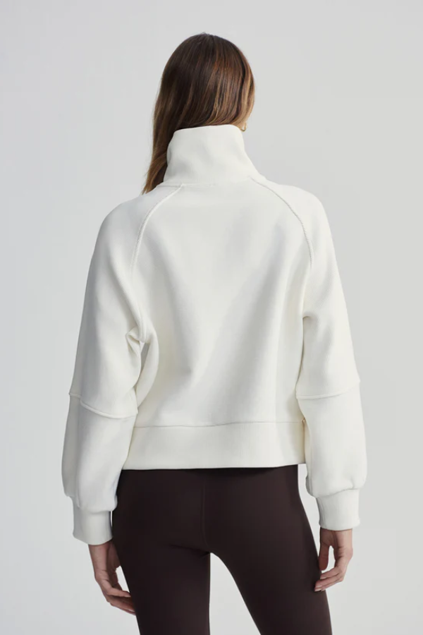 Milano Half Zip - Ivory