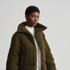 Wilkins Sherpa Puffer Jacket- Olive