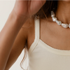 The Baby Rib Scallop Tank - Creme