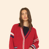 Carey Sweater - Red Blue