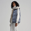 Brock Puffer Gilet- Blue Wind