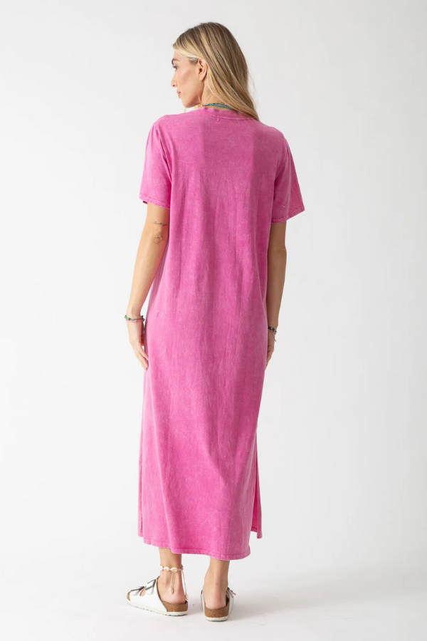 Weylan Dress-Fuchsia