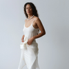 The Jersey Slip Dress- Creme