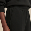 The Wide Leg Pant 28"- Black