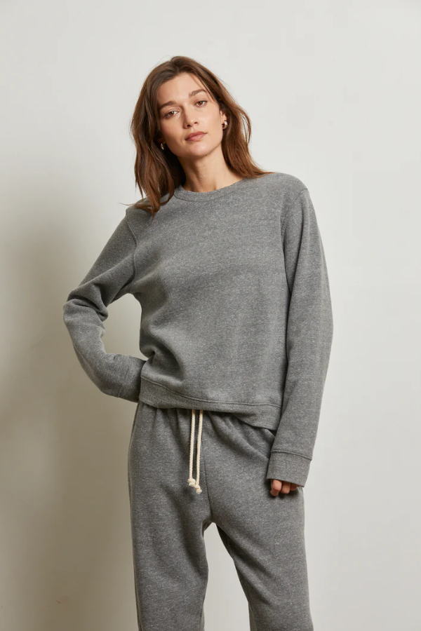Scarlett Sweatshirt- Dark Heather Grey