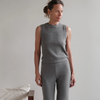 Sweater Rib Shell - Charcoal Grey