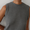 Sweater Rib Shell - Charcoal Grey