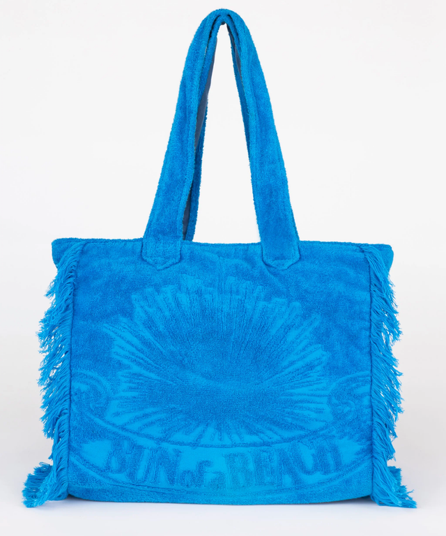 Terry Tote Beach Bag-Cousteau