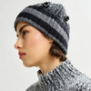 Ishadow Embroidered Knit Hat - Shadow