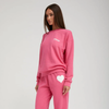 Heart Sweatpant- Hot Pink