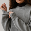 Cotton Cashmere Sweater - Heather Grey