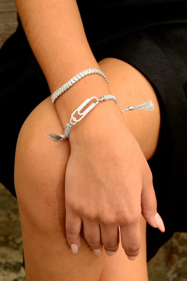 Hold It Together Bracelet- Silver