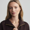 Hawley Half Zip Sweat - Coffee Bean