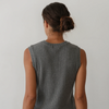 Sweater Rib Shell - Charcoal Grey