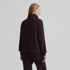 Hawley Half Zip Sweat - Coffee Bean