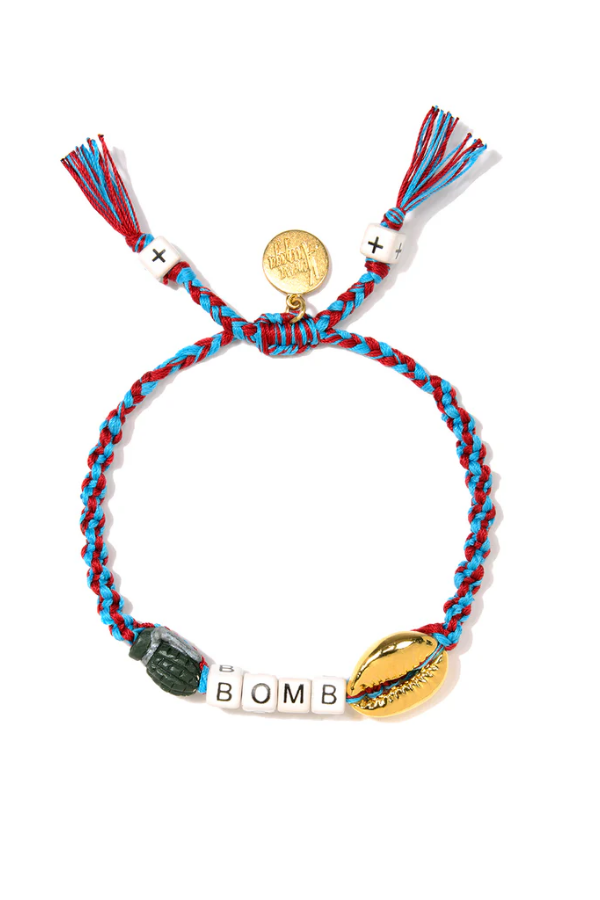 Bombshell Bracelet- Blue and Red