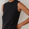 Sweater Rib Shell - Jet