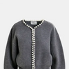 Ideas Knit Cardigan with Beads - Shadow