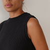 Sweater Rib Shell - Jet