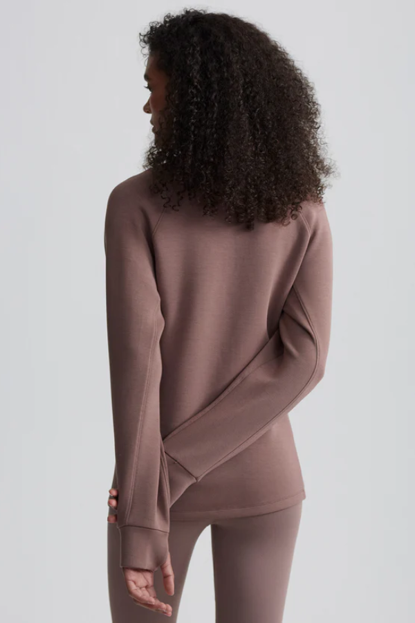 Hayden Zip Through Midlayer - Deep Taupe