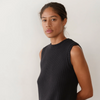 Sweater Rib Shell - Jet