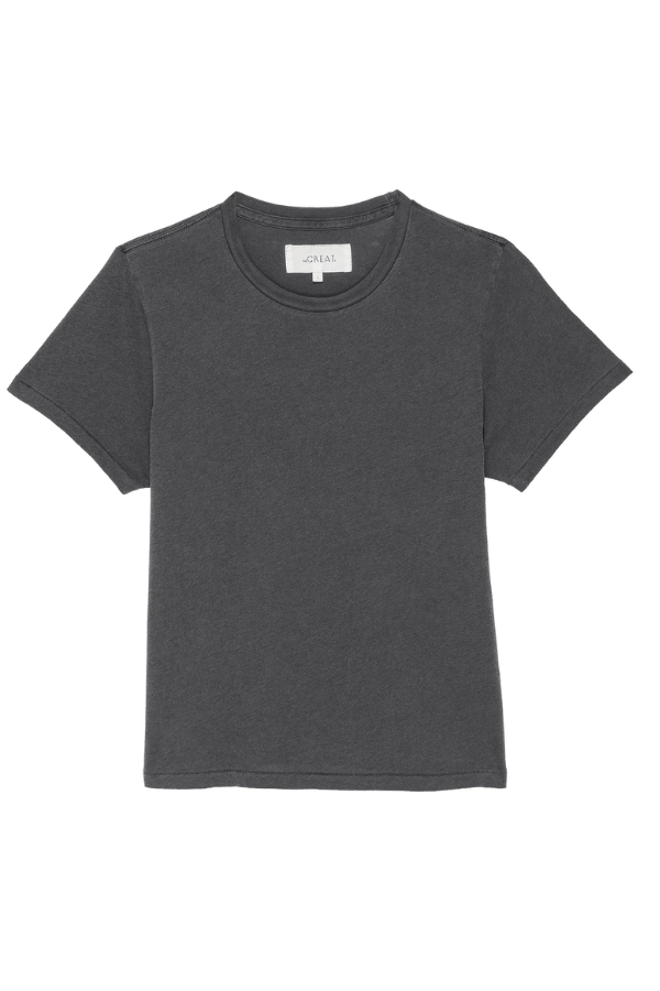 The Little Tee- Washed Black