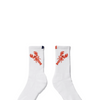 The Women's Lobster Sock - White