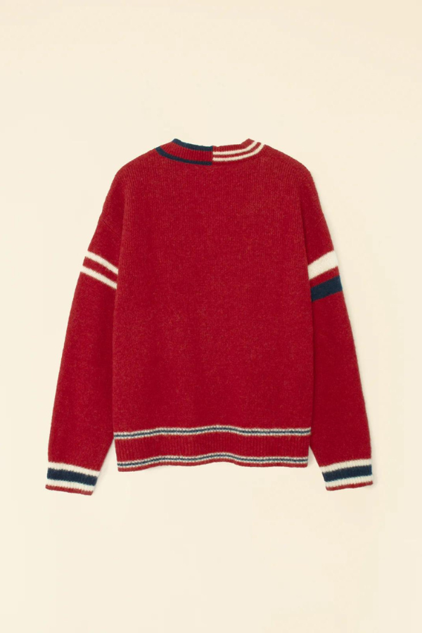 Carey Sweater - Red Blue