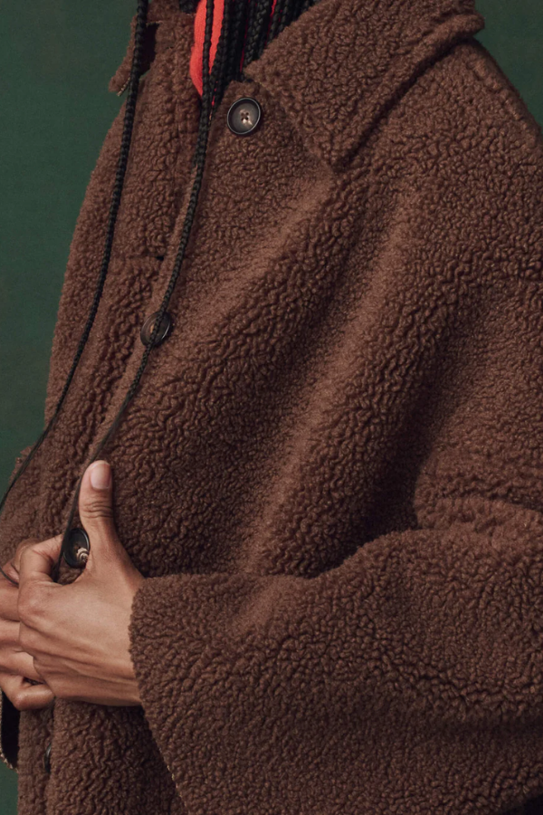 Plush Coat-Chocolate
