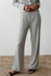 Sweater Rib Simple Pant - Heather Grey