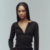 Rib Henley - Black