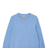 Cashmere Brushed Crew - Blue Marl