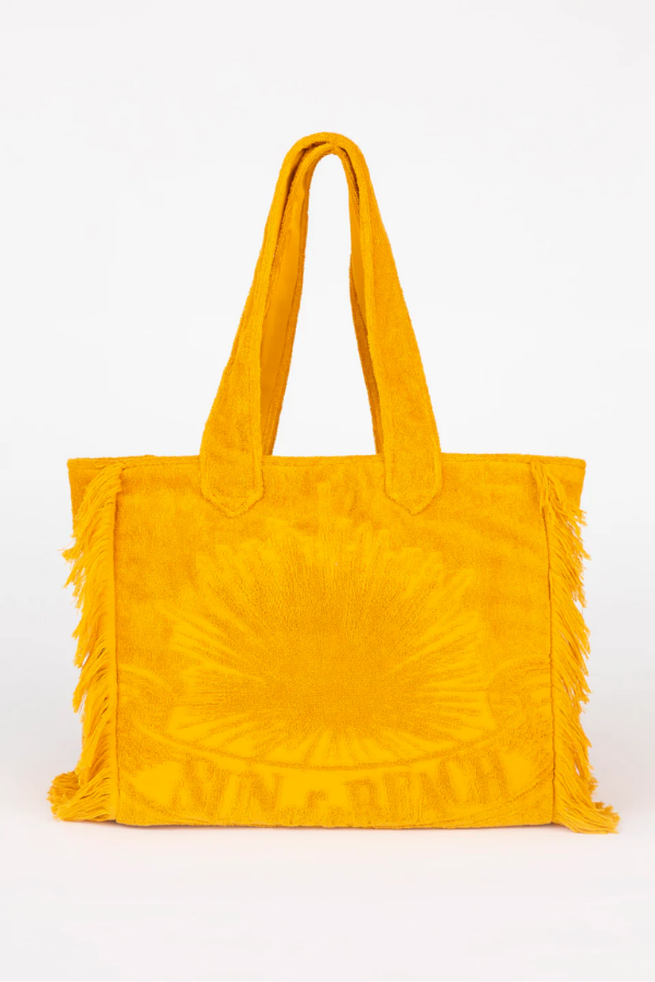 Terry Tote Beach Bag-Sunflower
