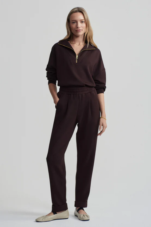 The Rolled Cuff Pant 25 - Coffee Bean