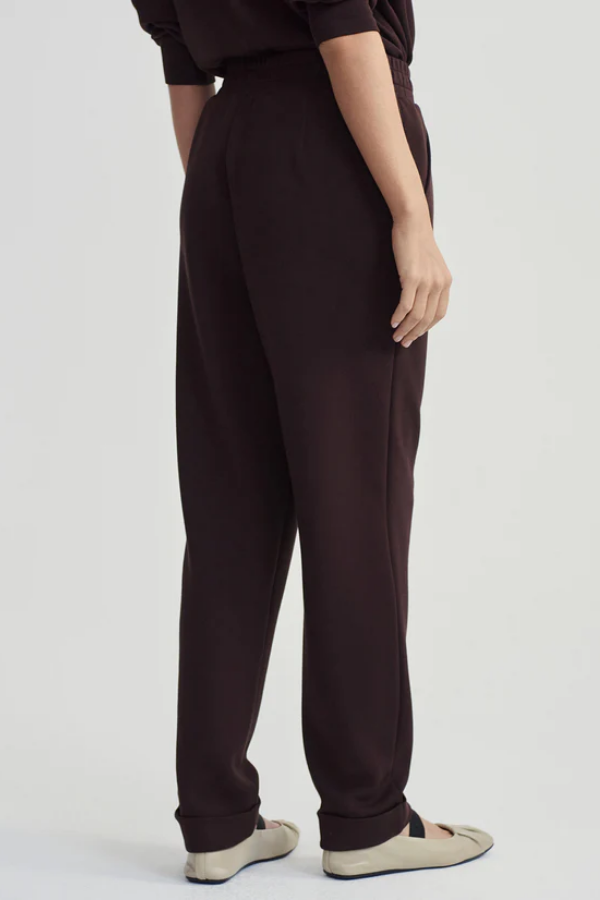 The Rolled Cuff Pant 25 - Coffee Bean