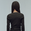 Rib Henley - Black