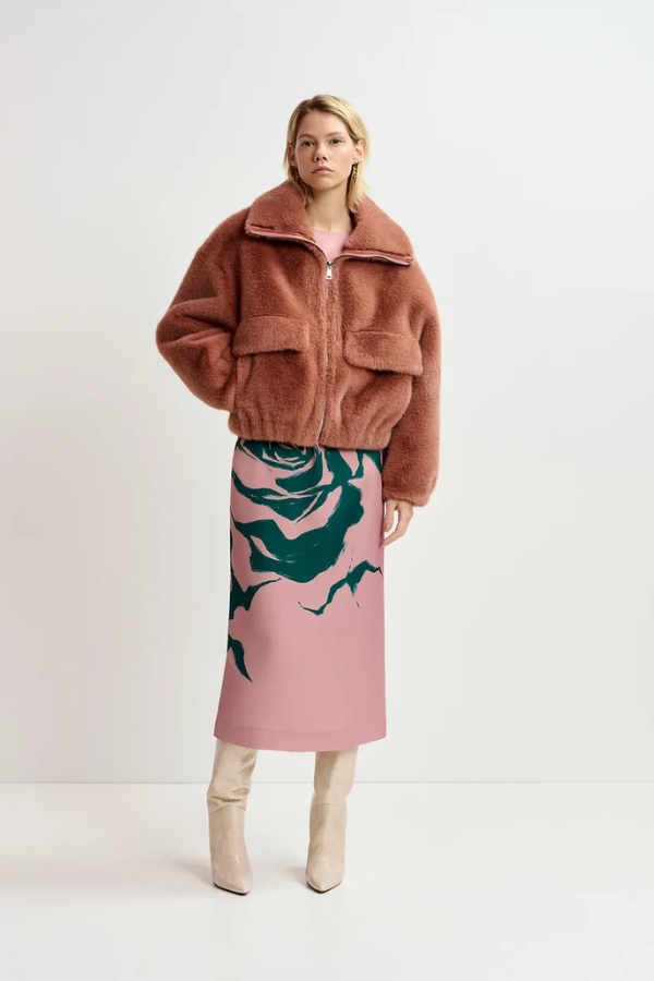 Genz Faux Fur Jacket - Bellini