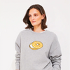 The Oversized Bagel Sweatshirt - Heather Grey