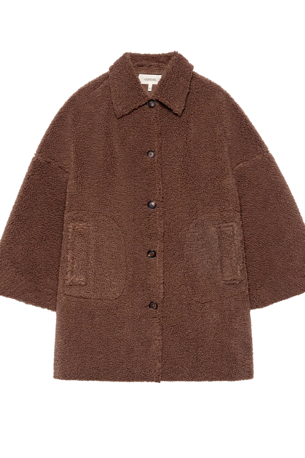 Plush Coat-Chocolate
