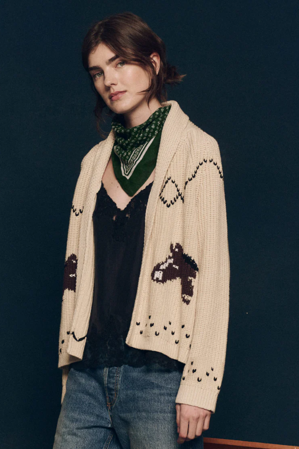The Horse Lodge Cardigan - Cream