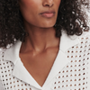 Ellie Knit Shirt-White