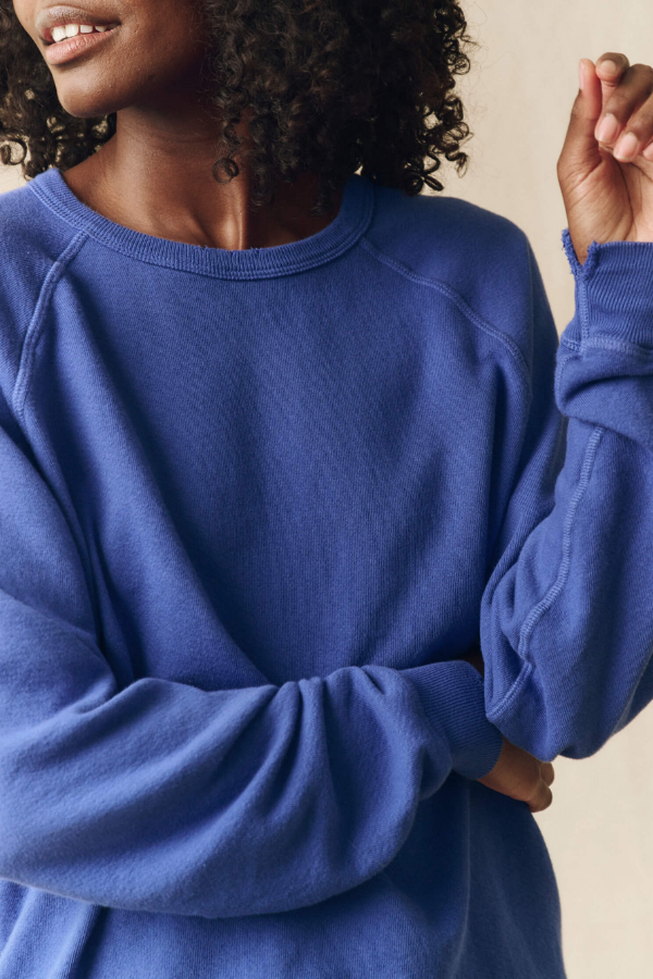 College Sweatshirt- Cambridge Blue