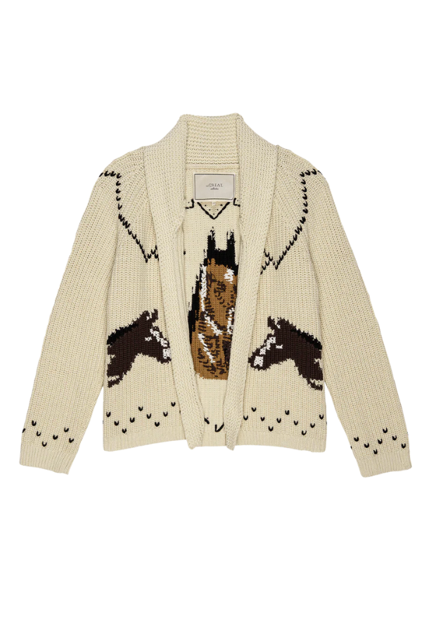 The Horse Lodge Cardigan - Cream